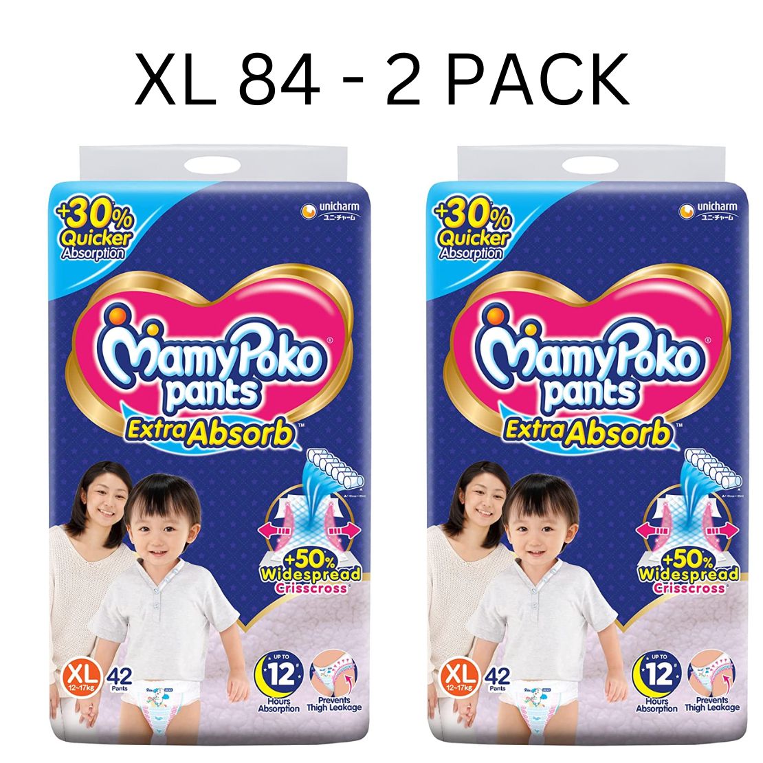 Diapers | MamyPoko Pants Extra Absorb Baby Diapers, Medium (M), 58 Count,  7-12 kg | Freeup